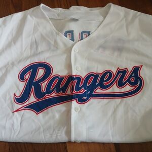White Rangers Baseball Jersey